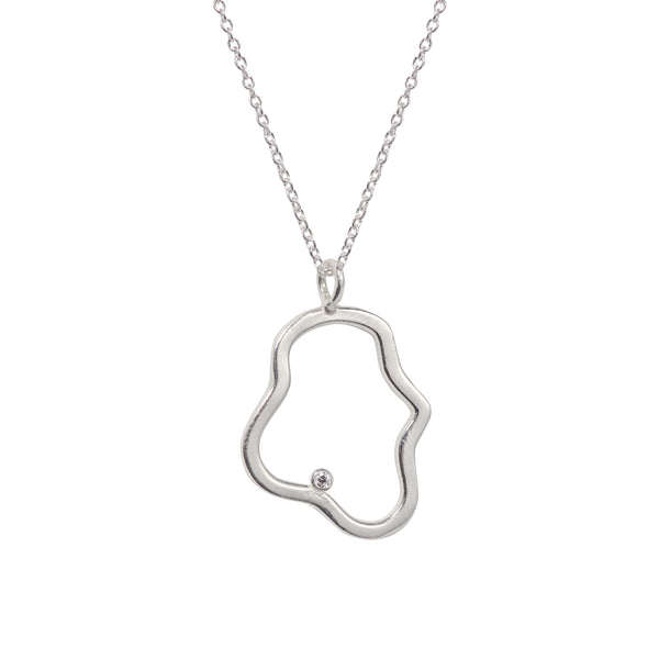 Simplicity Cloud Zircon Necklace