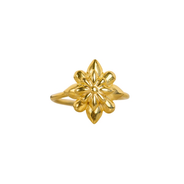 Butterfly Double Flower Ring