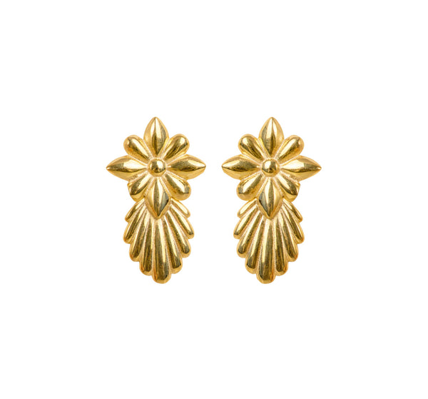Butterfly  Flower Earrings