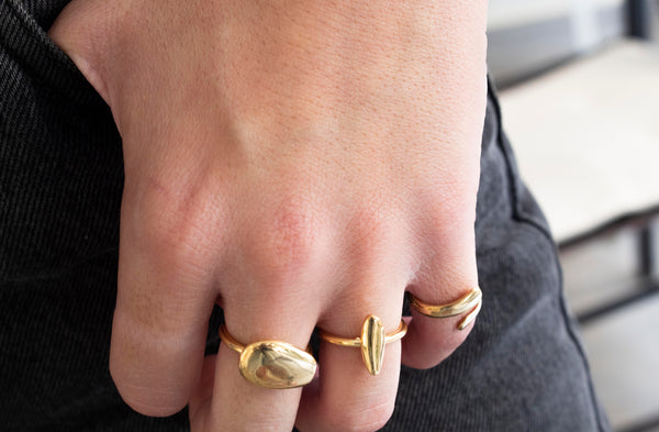 Pebble Oblong Ring