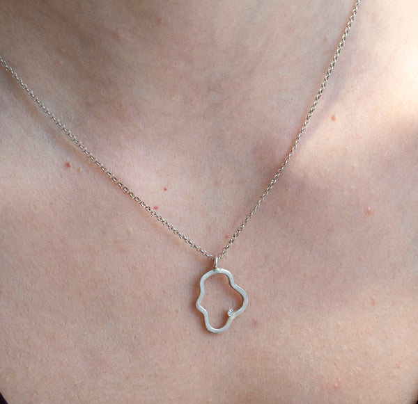 Simplicity Cloud Zircon Necklace