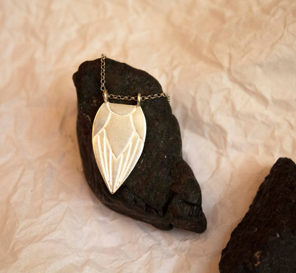 Retro Lotus Up-Side Down Tulip Necklace