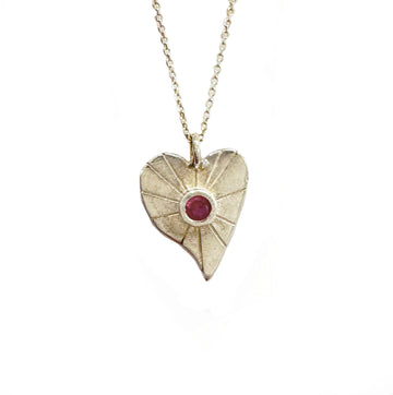 Essence Heart Zircon Necklace