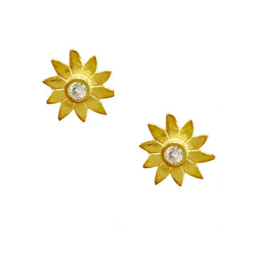 Essence Daisy Zircon Earrings