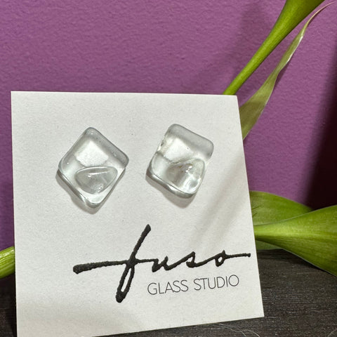Transparent Rhombus Earrings