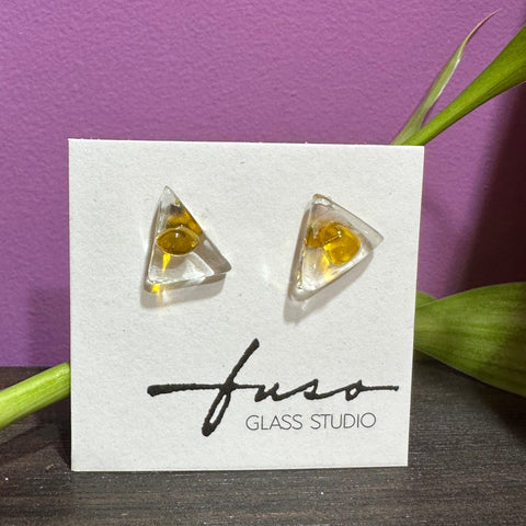 Triangle Honey Earrings