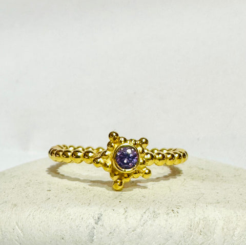 Violet Star Ring