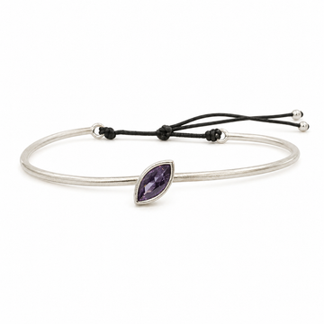 The Marquise Violet Bangle