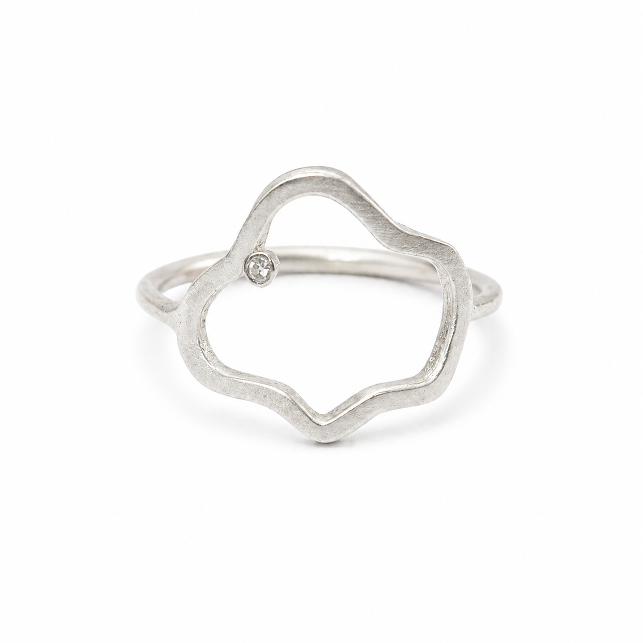 Simplicity Cloud Zircon Ring