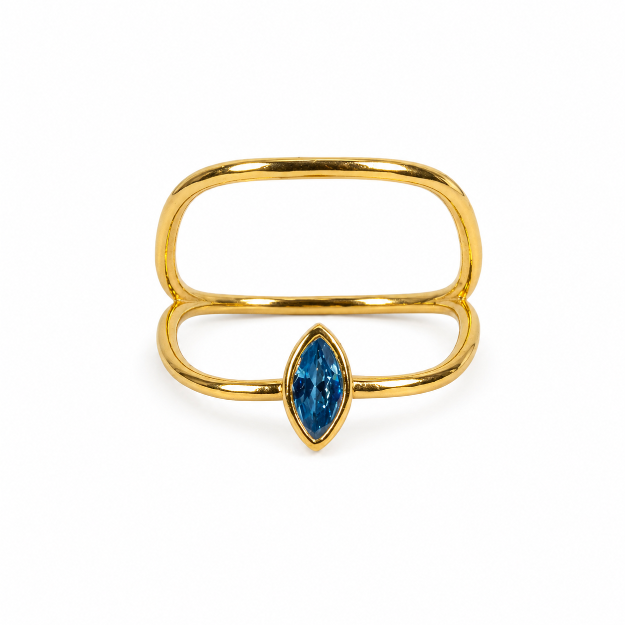 Marquise Double Ring