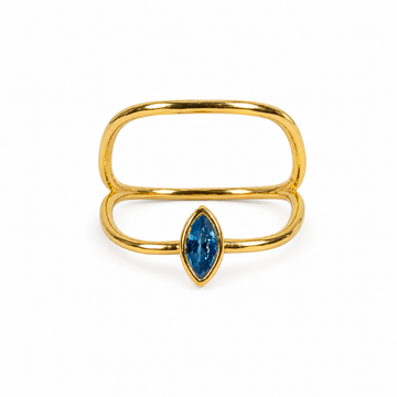 Marquise Double Ring