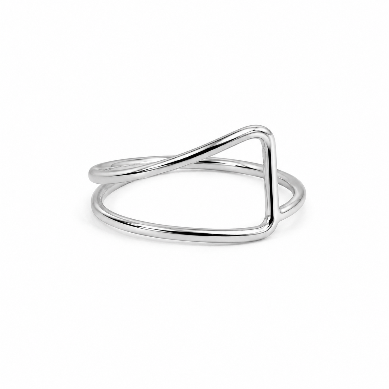 Bauhaus Oblong Triangle Ring