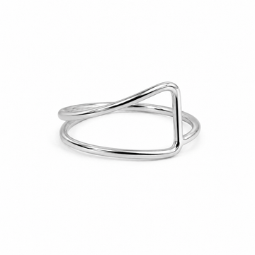 Bauhaus Oblong Triangle Ring