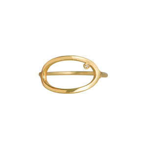 Simplicity Oval Zircon Ring