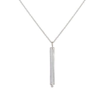 Simplicity Line Zircon Necklace