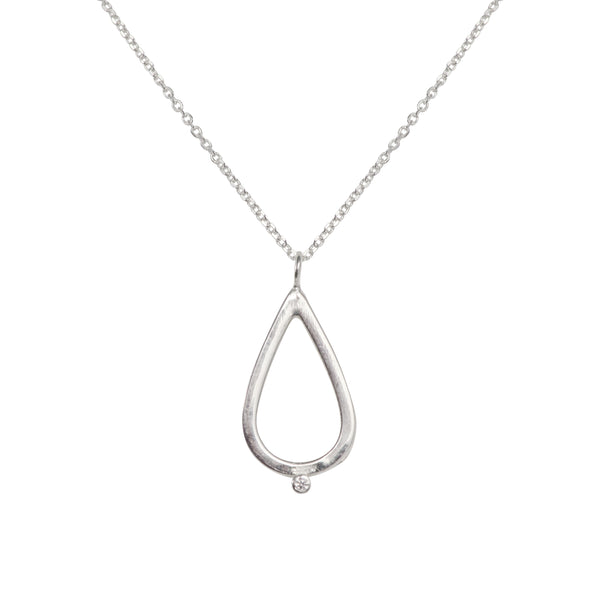 Simplicity Drop Zircon Necklace
