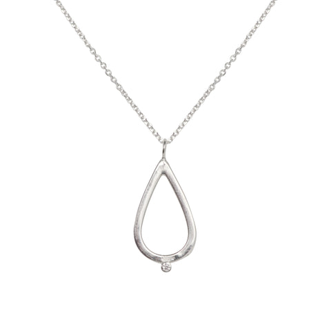 Simplicity Drop Zircon Necklace