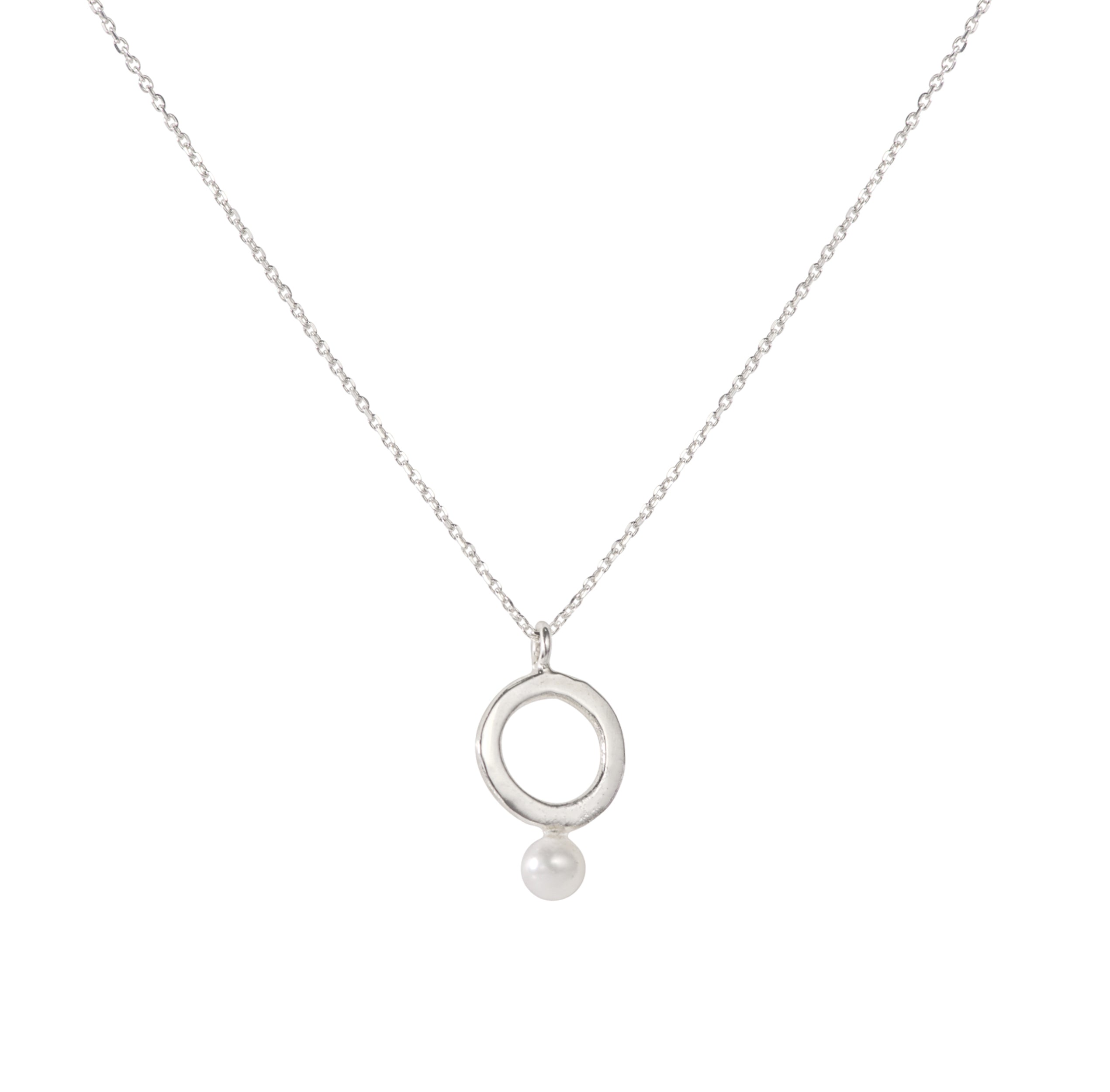 Circle with Pearl Necklace