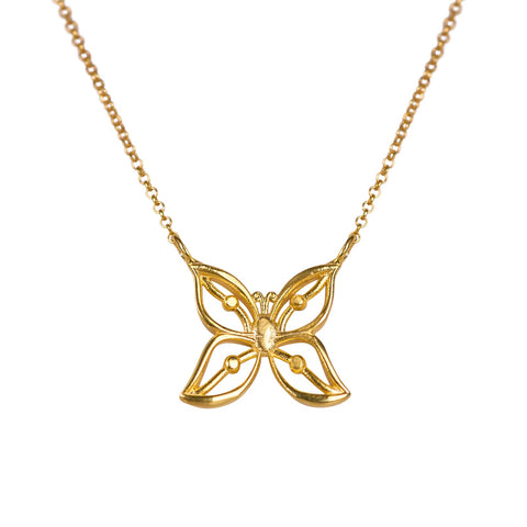 Butterfly Edgy Chain Necklace