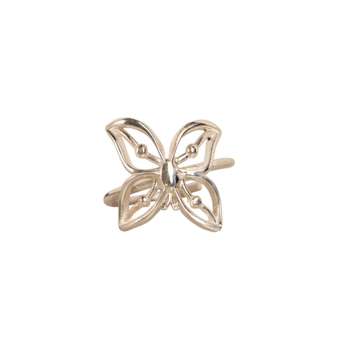Butterfly Edgy Ring