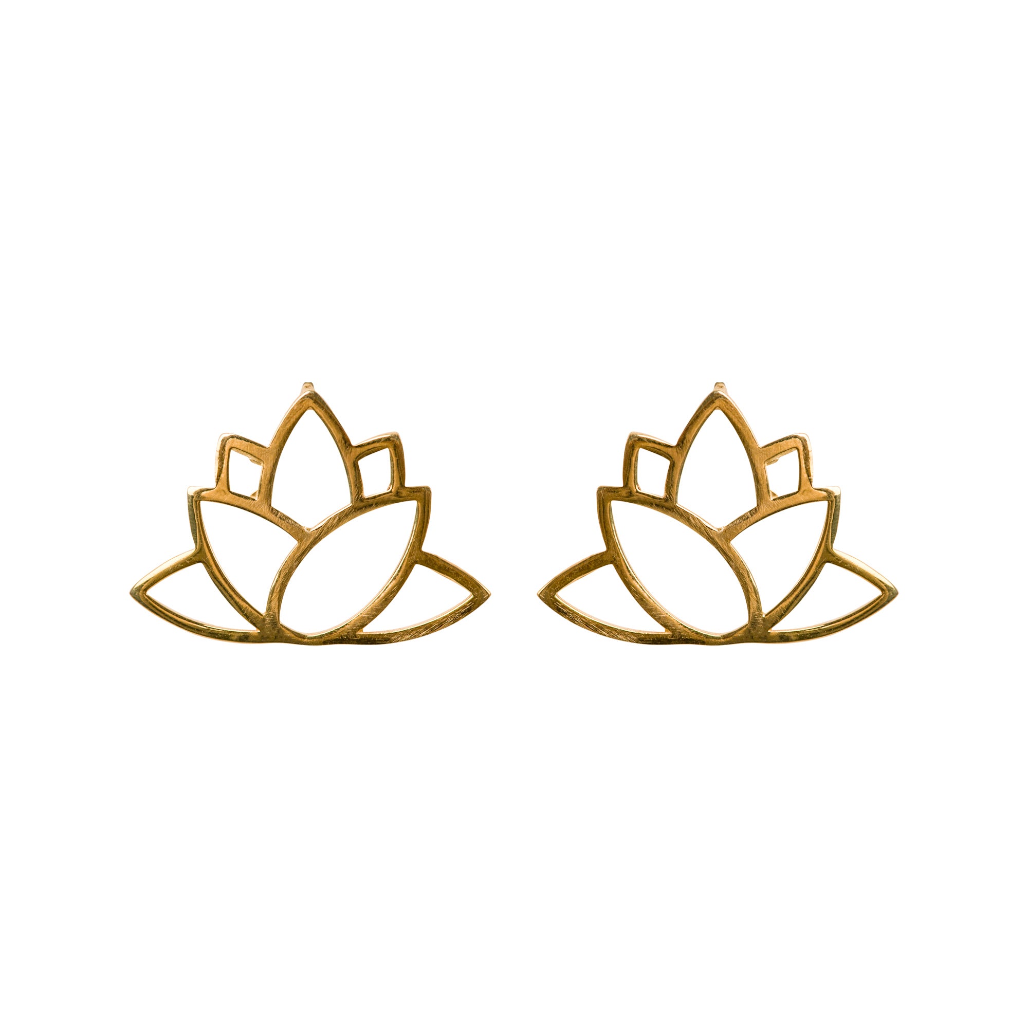 Lotus  Flower Before Bloom  Big Earrings