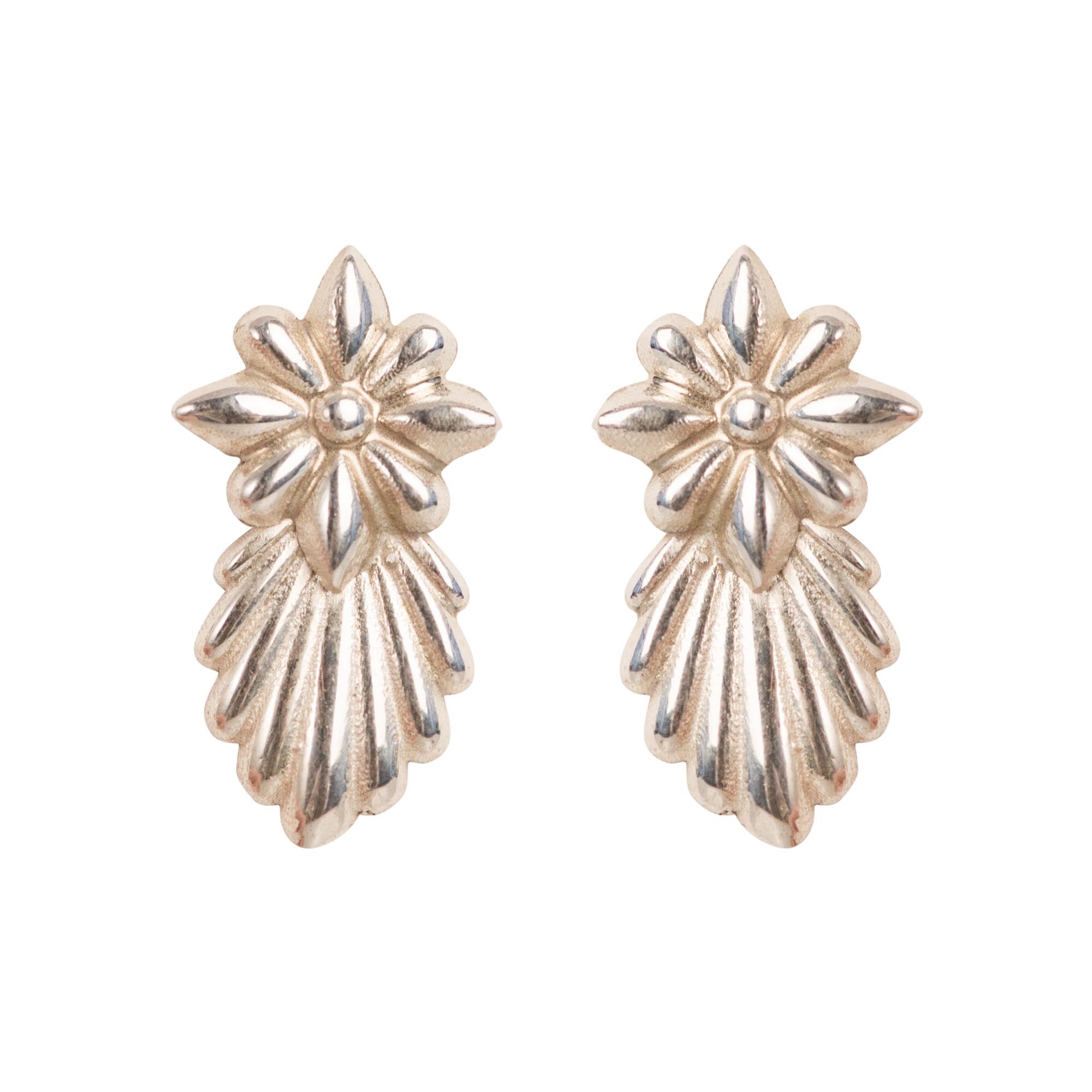 Butterfly  Flower Earrings