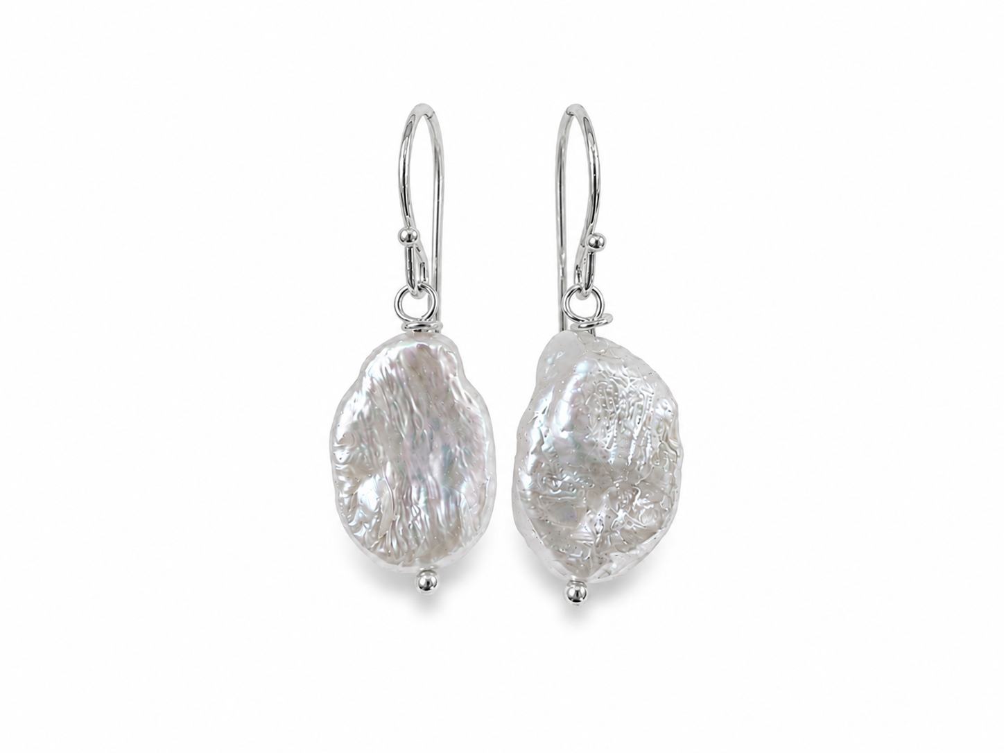Natural Pearl Drop Earrings