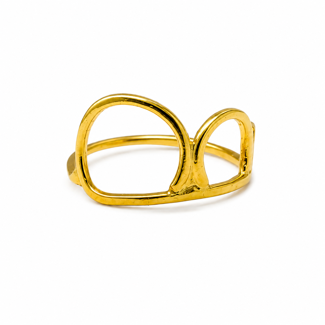 Bauhaus Escalated Circles Ring