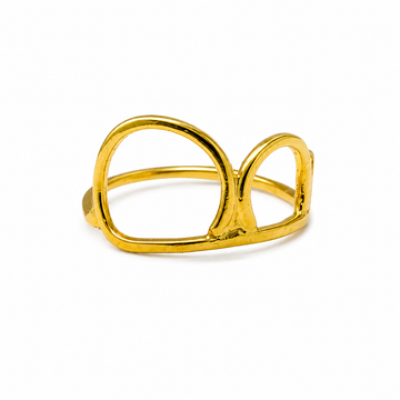 Bauhaus Escalated Circles Ring