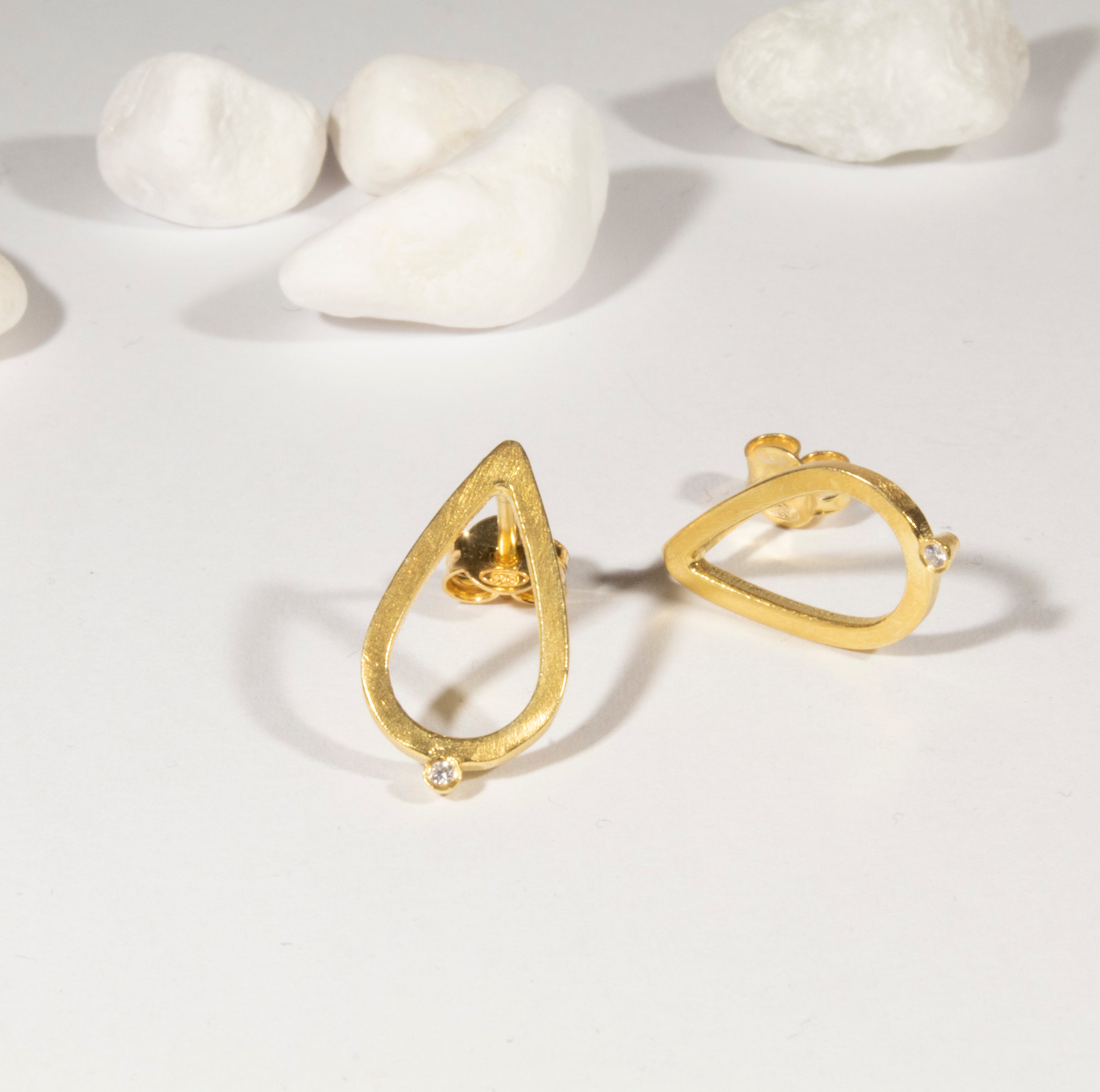 Simplicity Drop Zircon Stud Earrings