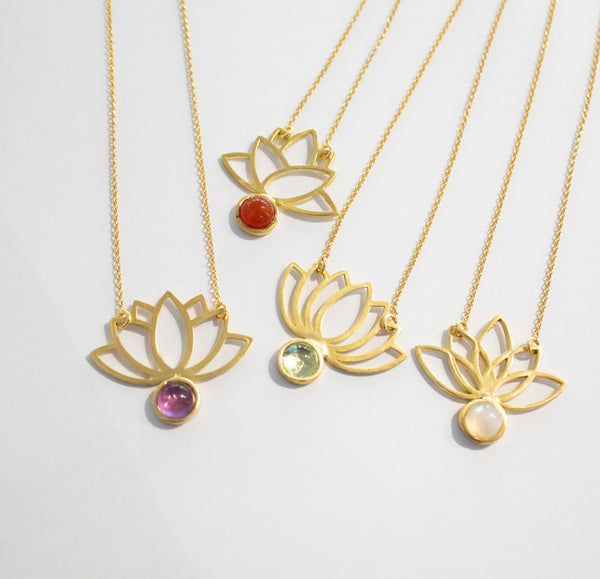lotus necklaces