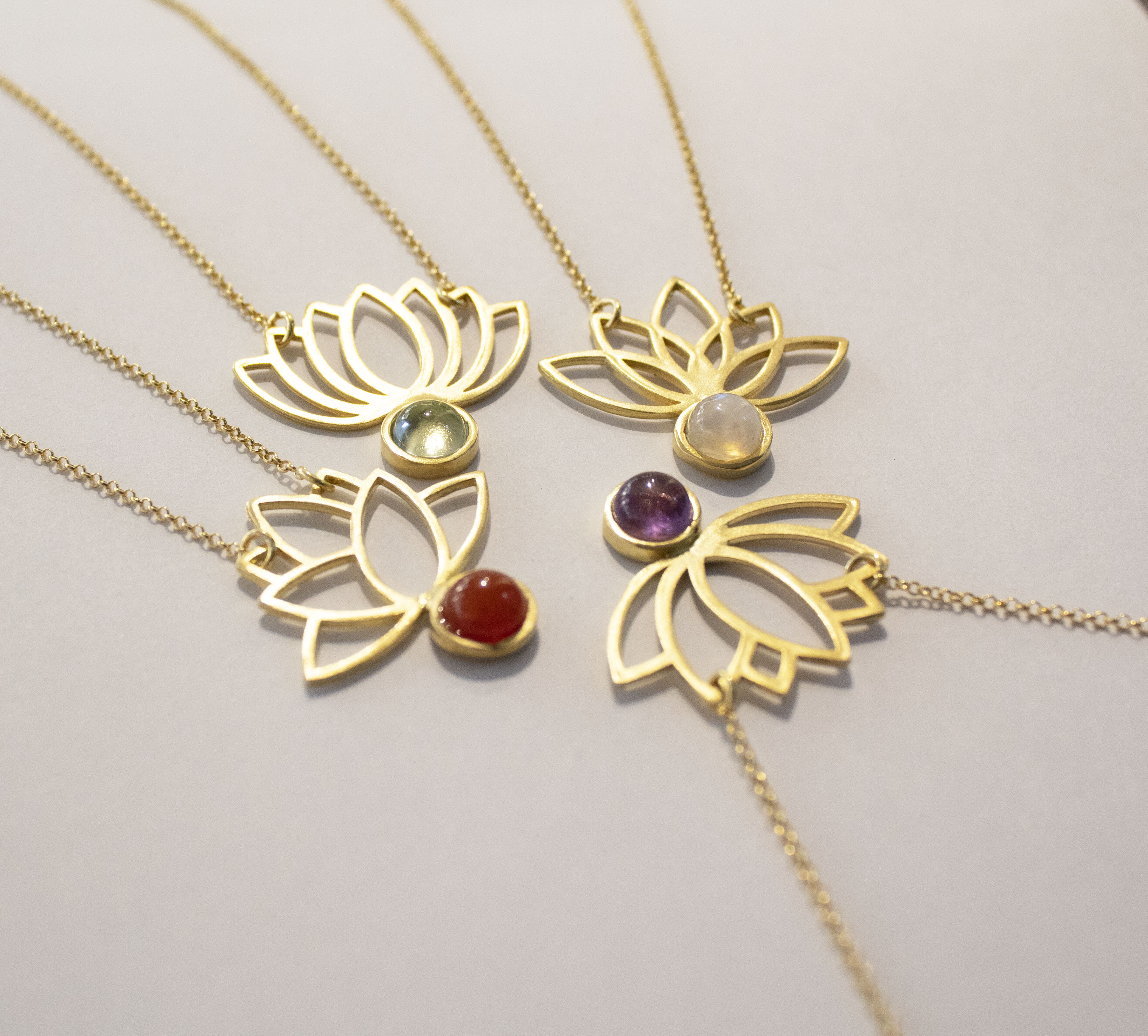 lotus necklaces