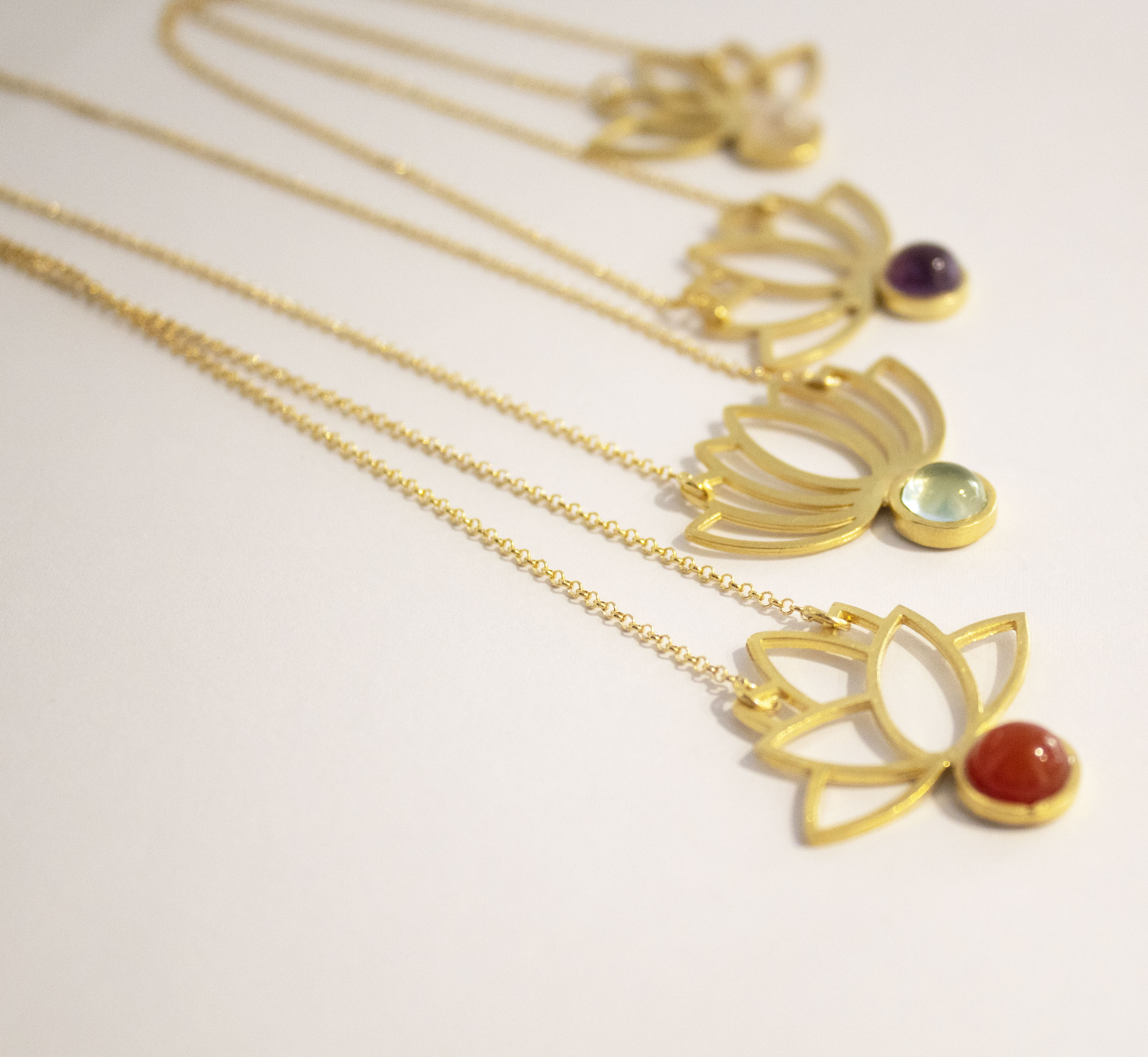 lotus necklaces
