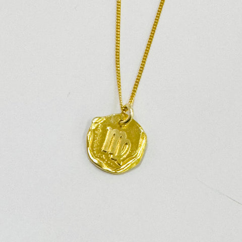 Zodiac Gold-plated Thin Necklace