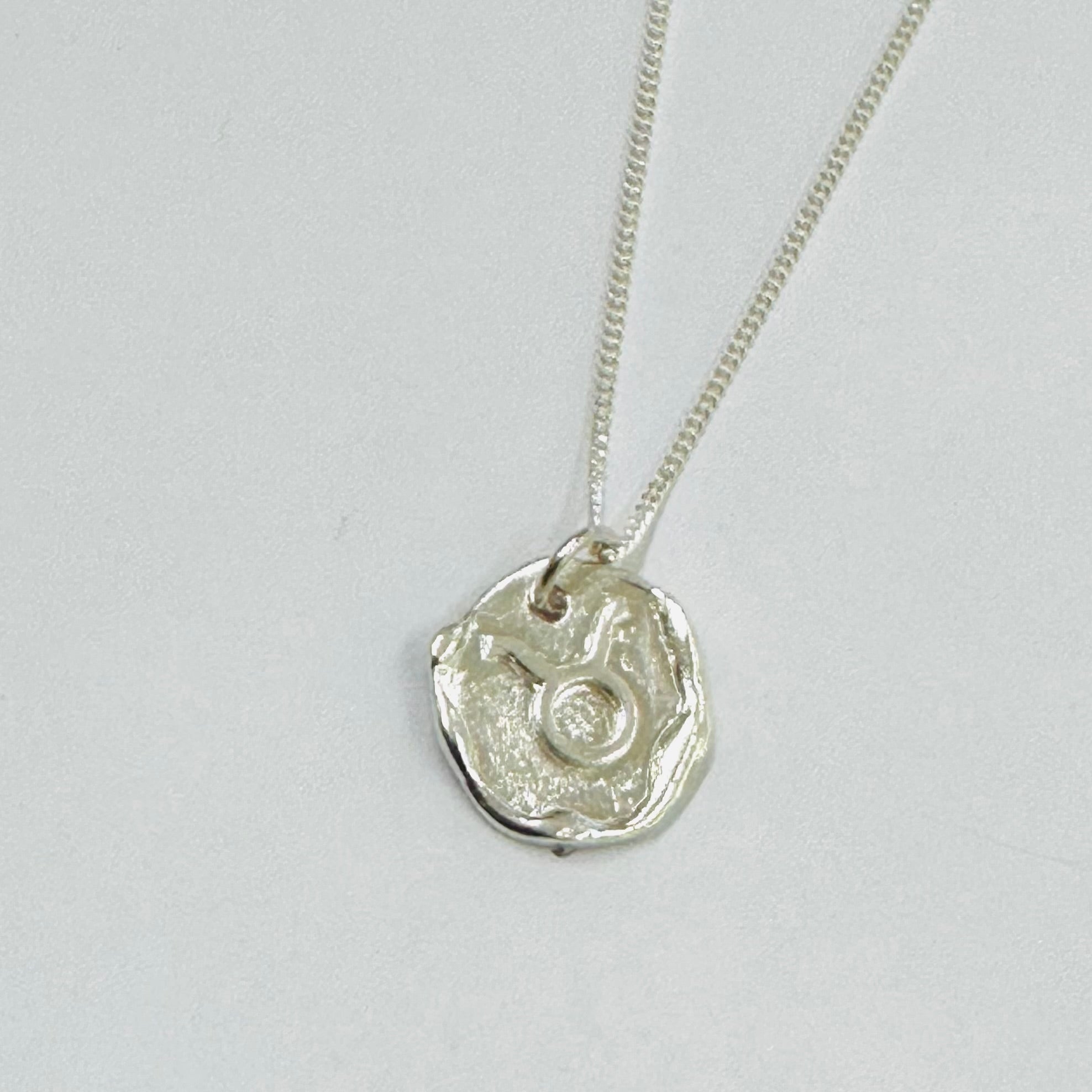 Zodiac Thin  Siver Chain Necklace
