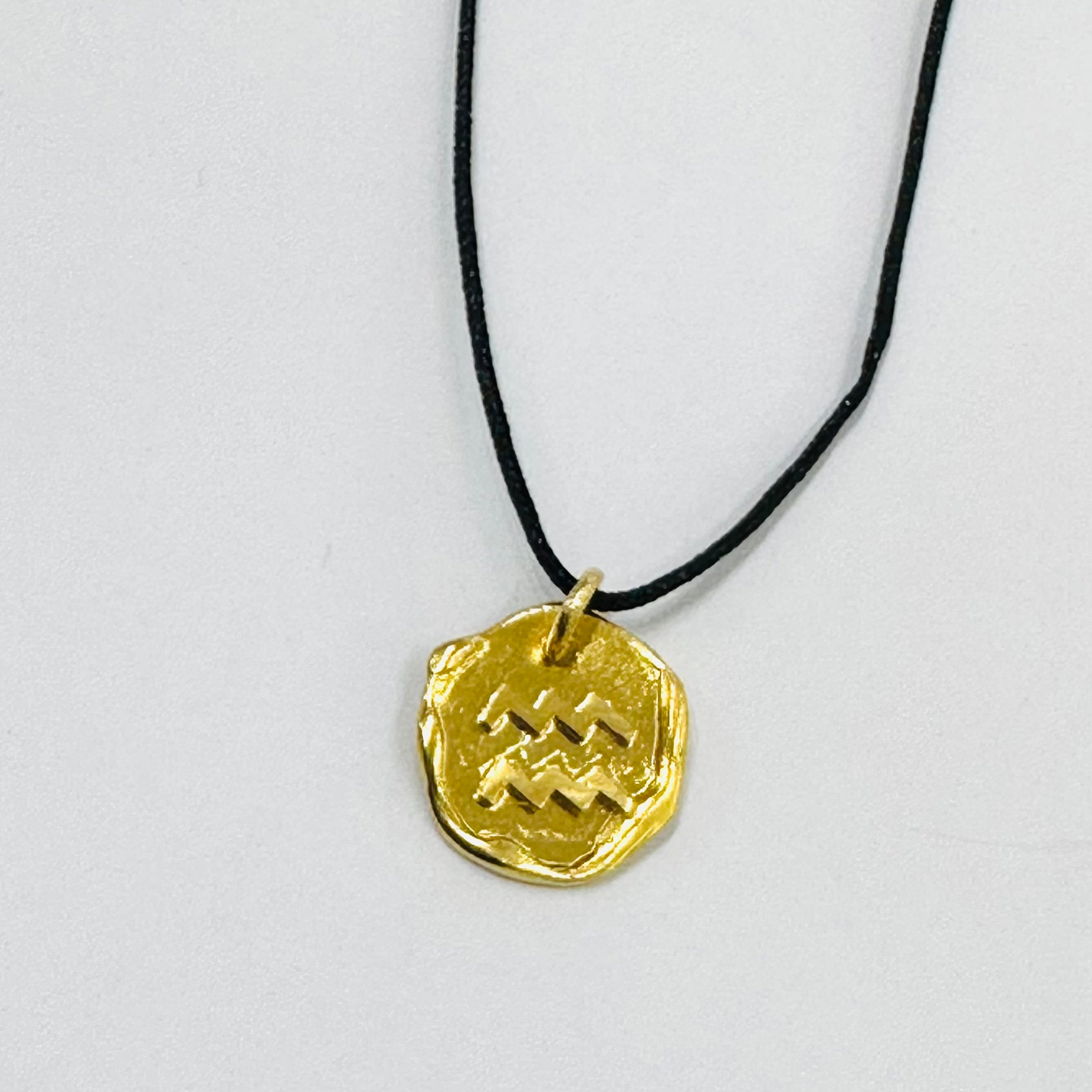 Zodiac Gold-plated Cord Necklace