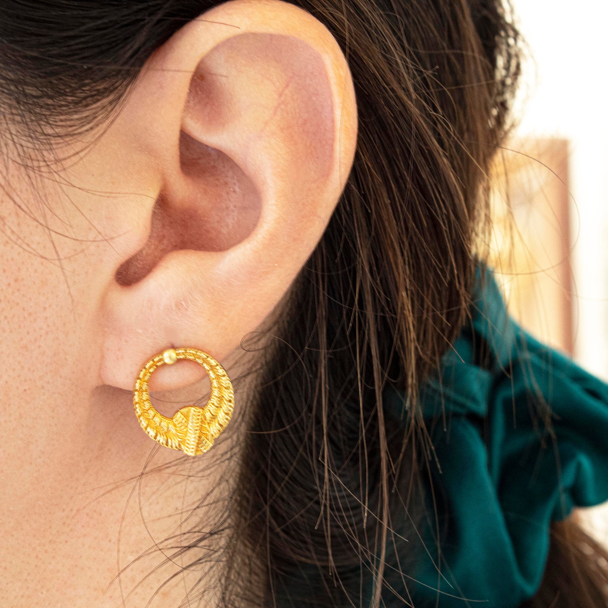 Karyatis Stud Earrings