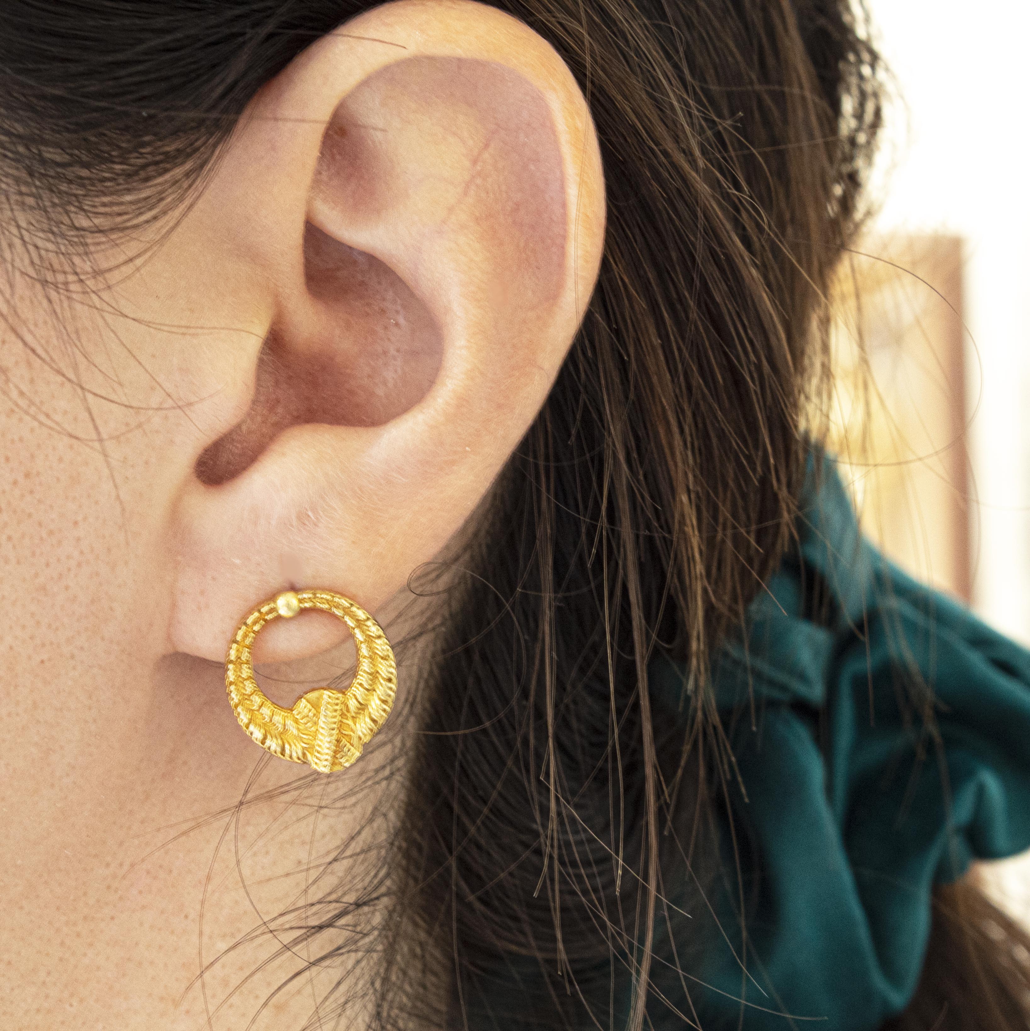 Karyatis Stud Earrings