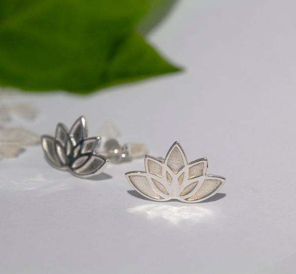 Lotus Flower First Bloom SmallStud Earrings