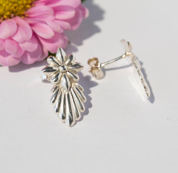 Butterfly  Flower Earrings