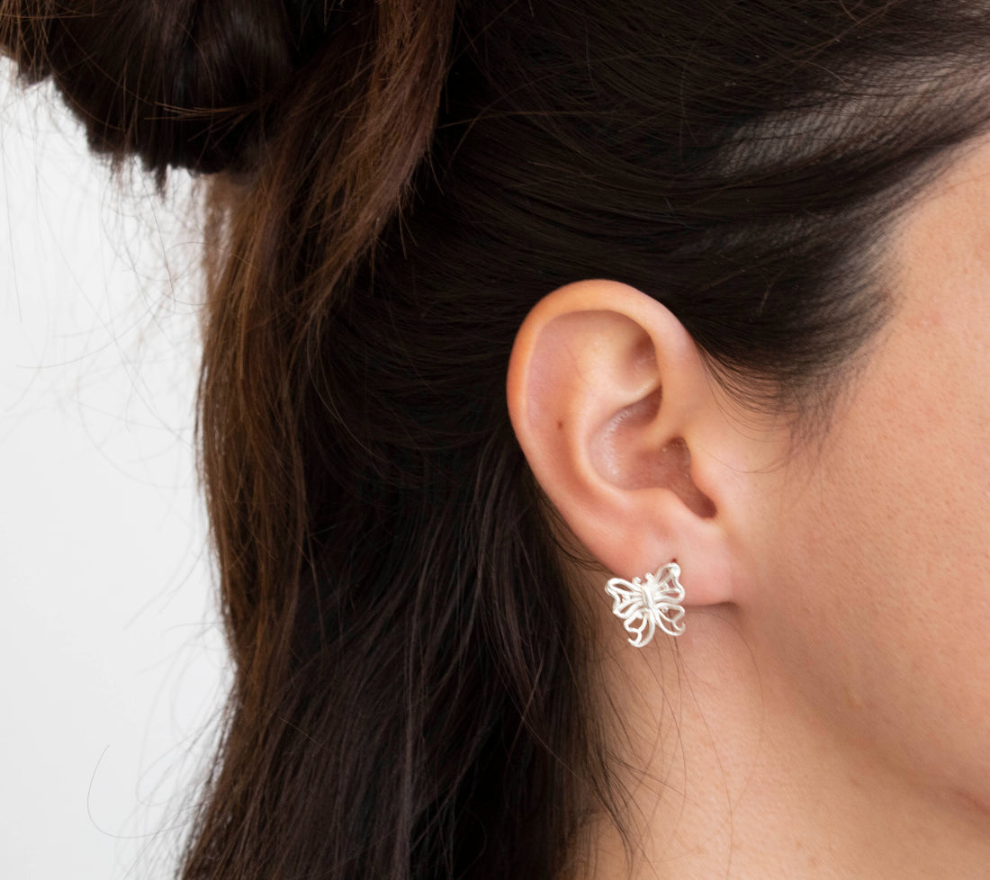 Butterfly Curved  Earrings