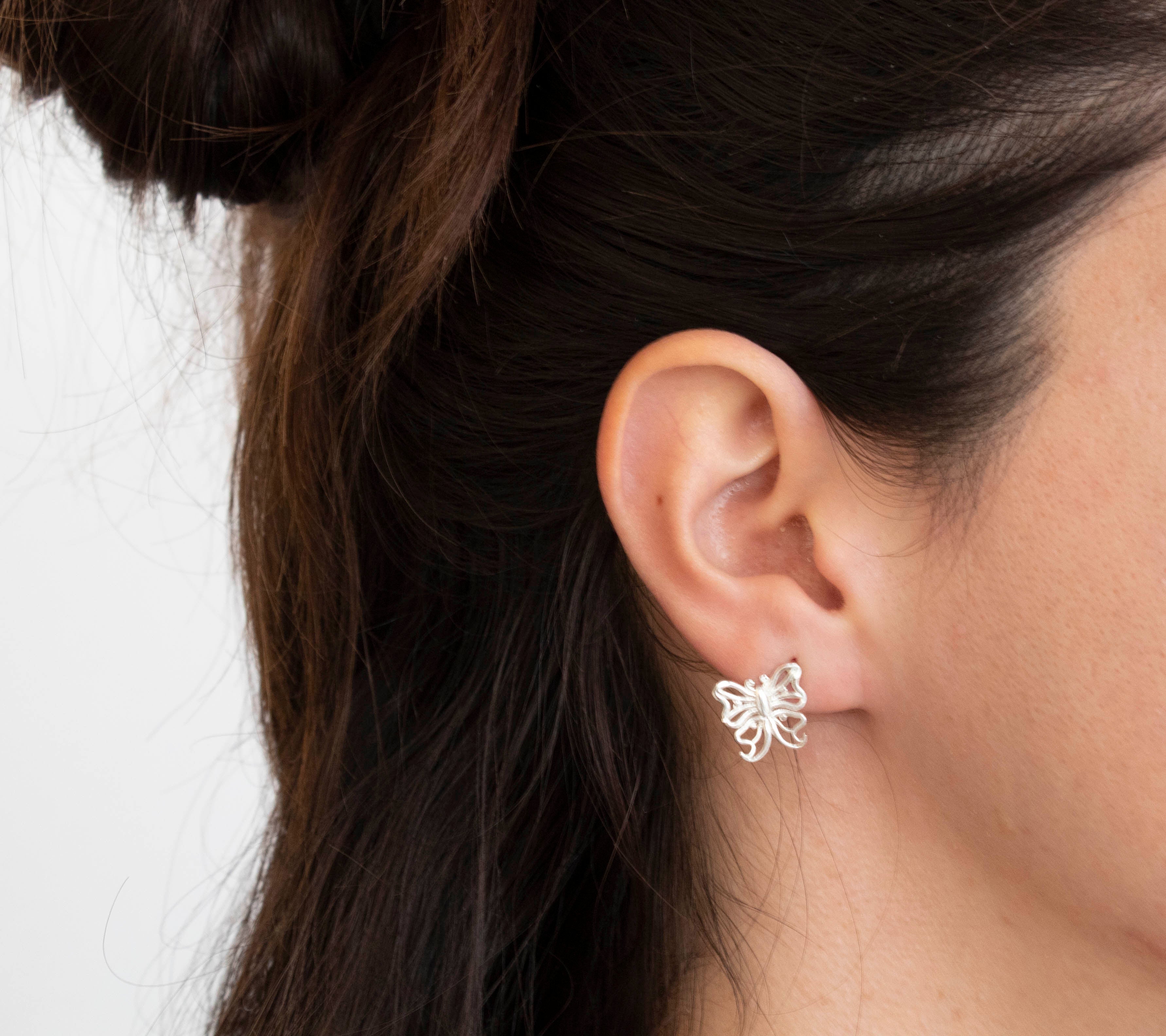 Butterfly Curved  Earrings