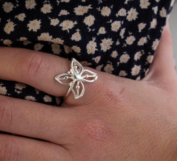 Butterfly Edgy Ring