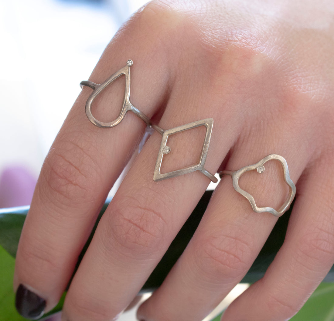 Simplicity Cloud Zircon Ring