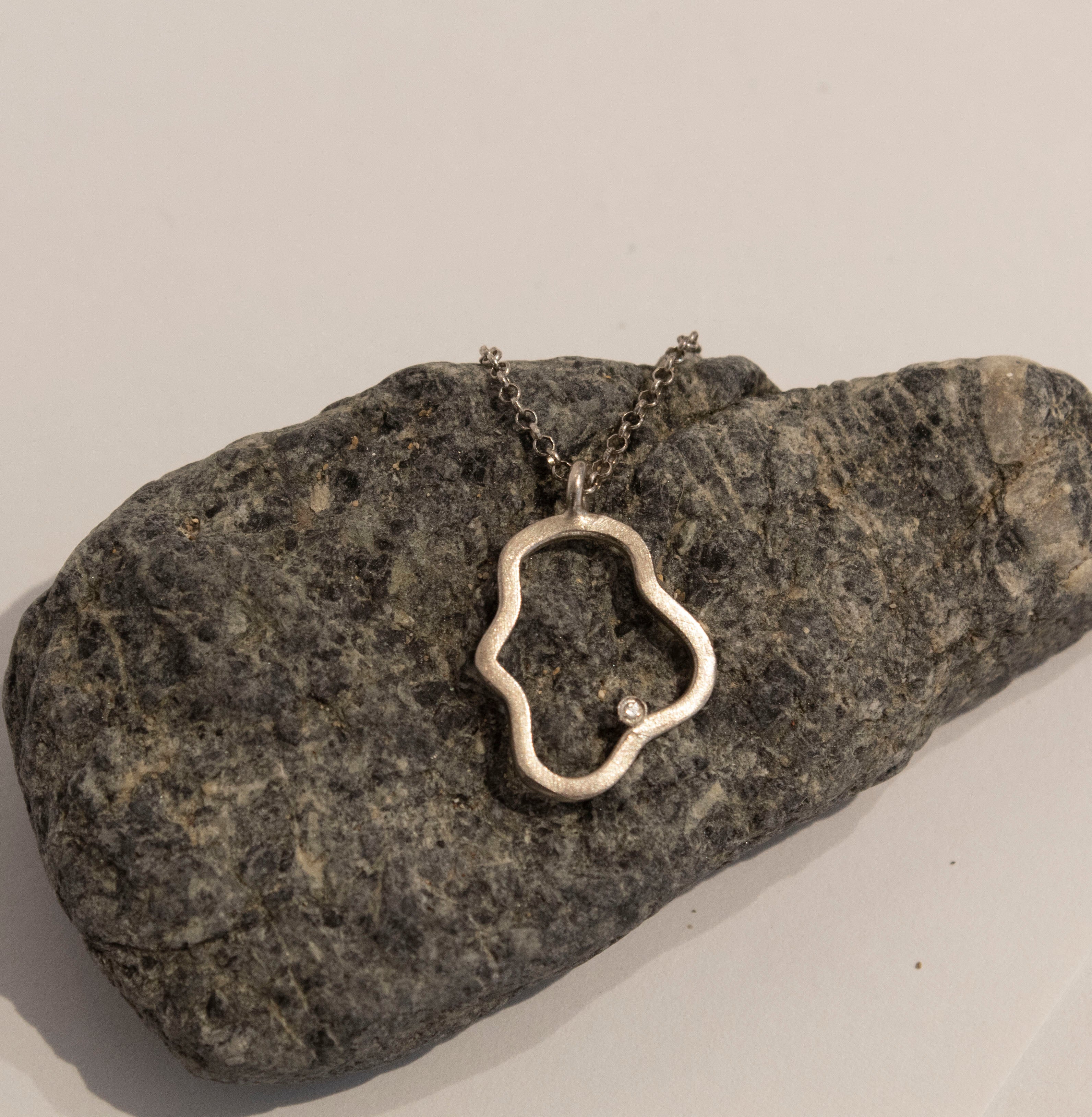 Simplicity Cloud Zircon Necklace