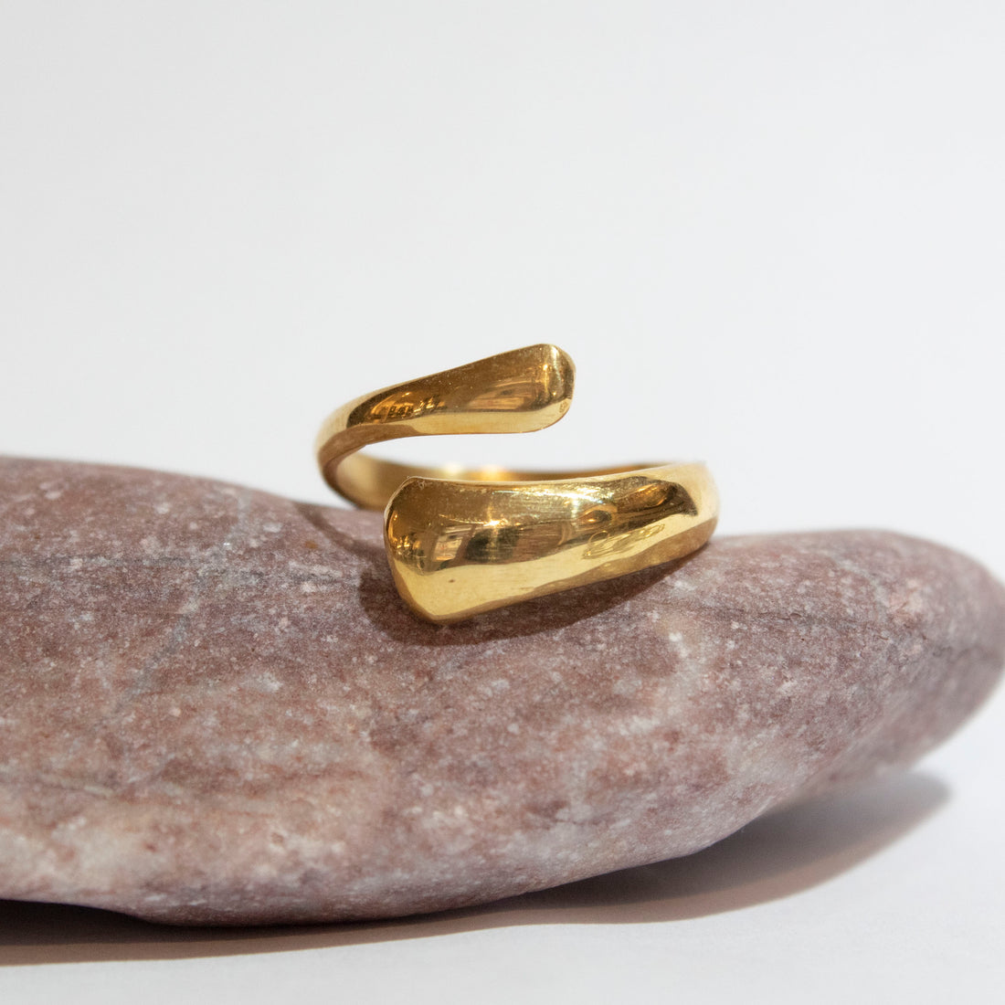 Pebble Chevalier Open Ring