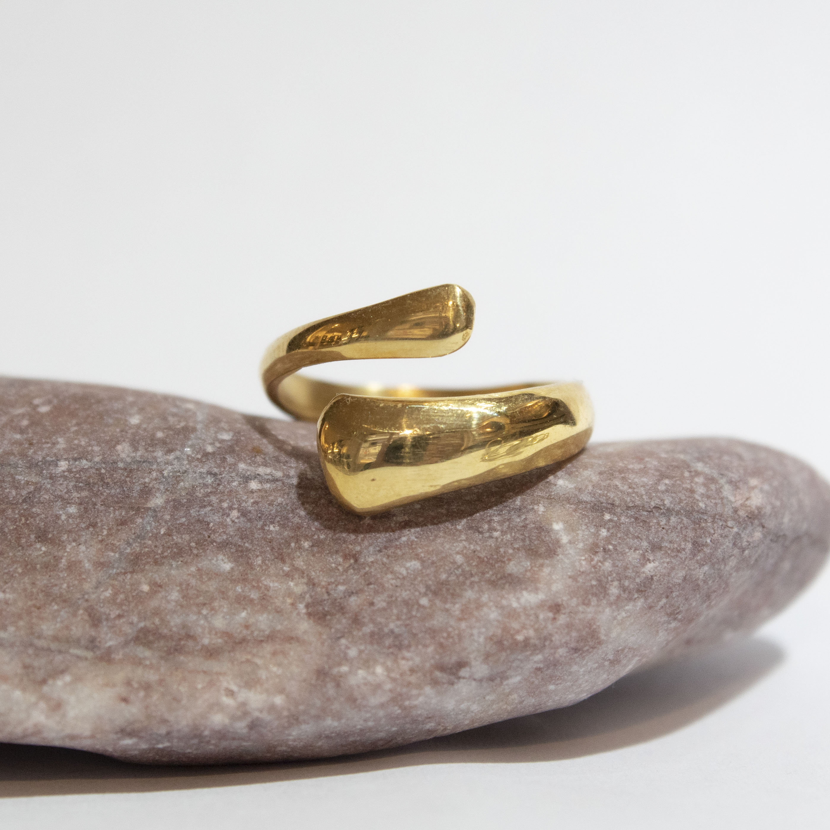 Pebble Chevalier Open Ring