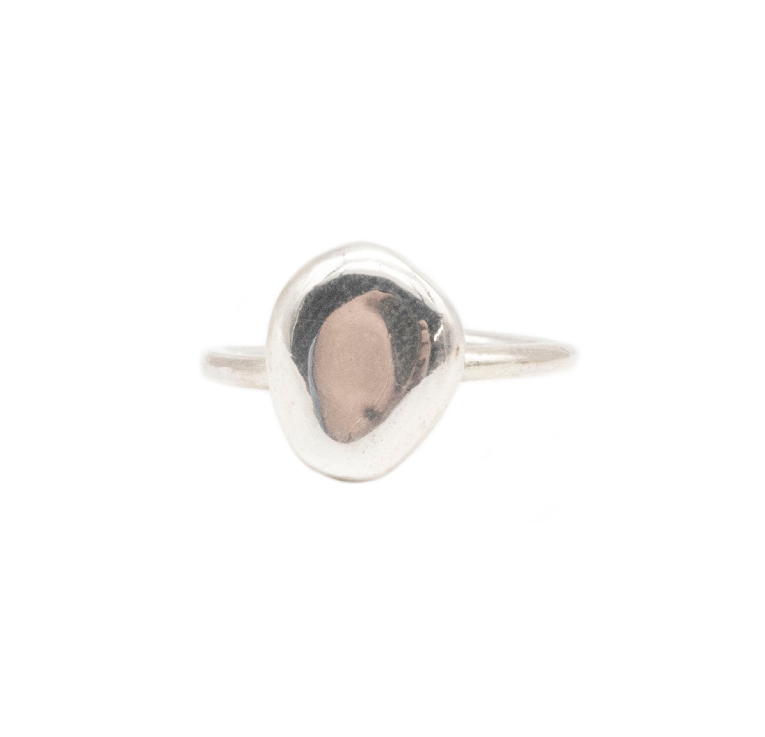 Pebble Oval Adjustable Ring