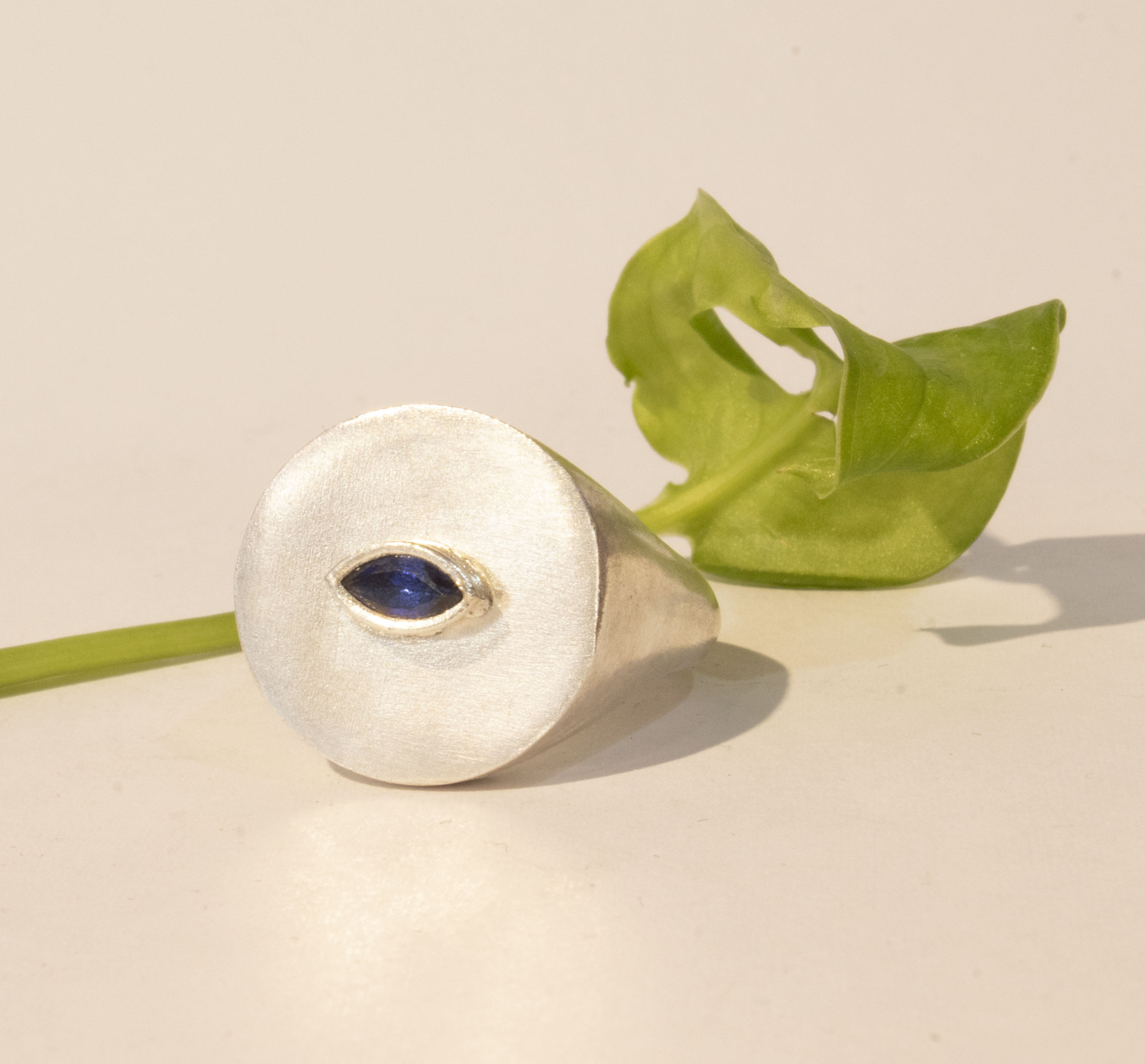 Marquise Statement Evil Eye Ring