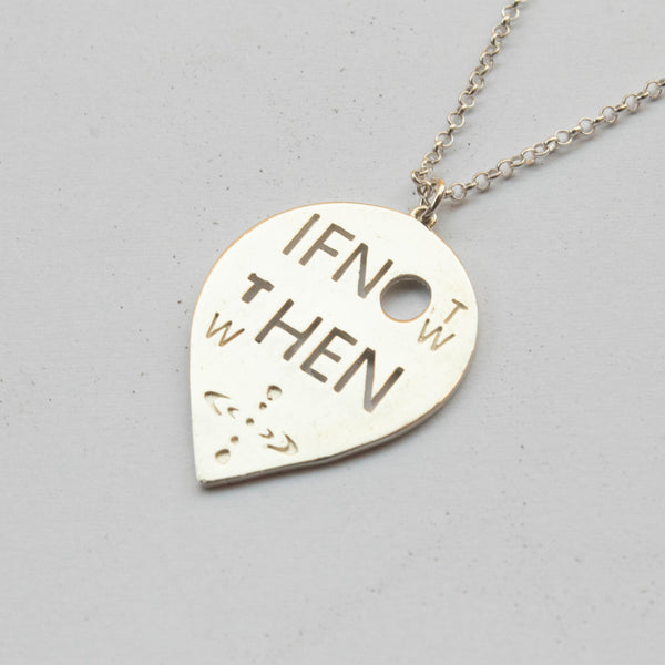 If Not Now Then When Necklace